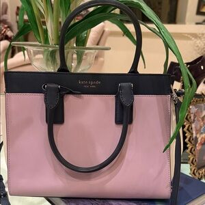 Kate Spade Two-Tone Pink and Black Satchel